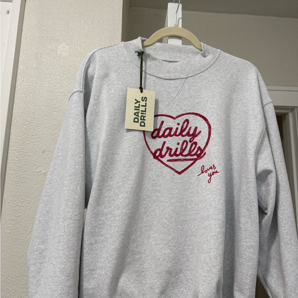 Daily Drills Light Gray Sweatshirt
